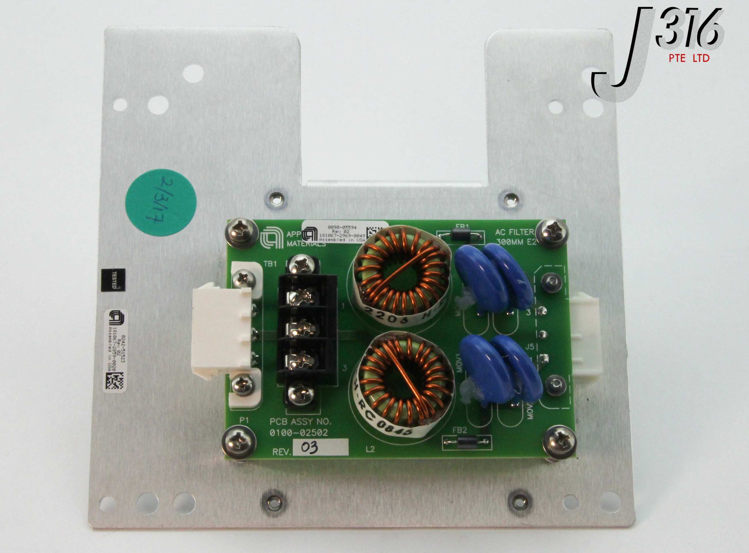 8481 APPLIED MATERIALS PCB AC FILTER 300MM E2 (0090-05594) 0242 8481 APPLIED MATERIALS PCB AC FILTER 300MM E2 (0090-05594) 0242